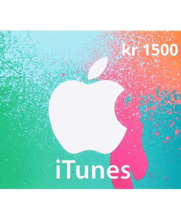 iTunes NOK 1500 Card NO Key 